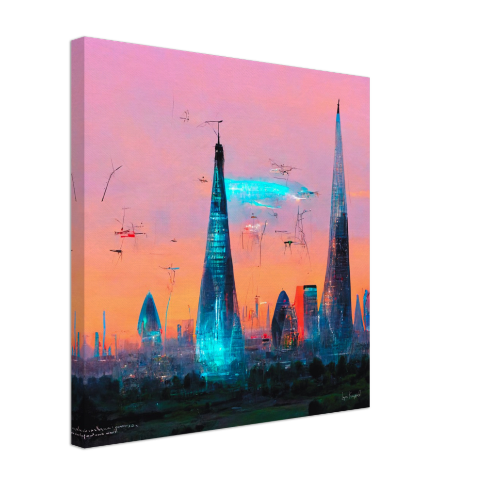 Cityscape Wall Art | London 2072 2/3 - Canvas Print | United